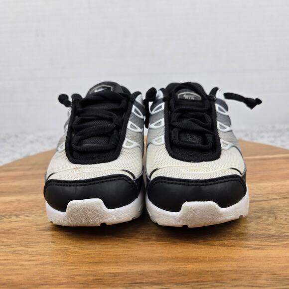 Nike Air Max Plus TD Black White Daily Casual Sneaker Toddler 6c 314730-077 - Picture 4 of 13